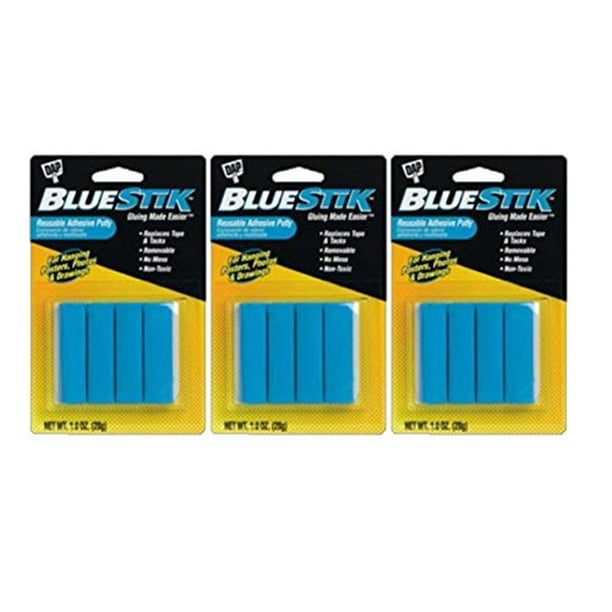 Dap Blue Stick Adhesive Putty 3 Pack