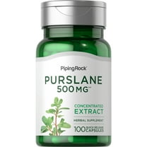 Purslane 500mg | 120 Capsules | Portulaca Oleracea | Supplement for Women and Men | by Piping Rock