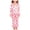 Pink, variant on Xyant Girls Valentines Pajamas Satin Pajama Set Silk Pjs Long Sleeve Button Down Heart Sleepwear Loungewear Sets for Toddler Kids,Size 5 Years