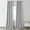 Millennial Grey, variant on Starlight Off White Thermal Cross Linen Weave Blackout Grommet Curtain (1 Panel), Starlight Off White, 50W X 108L
