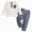 outfits001-Blue, variant on NOLDARES Toddler Baby Boy Set Clothes Long Sleeve Cute Print Tee Sweatpants Elastic Waist Casual Winter Outfits 2Pcs Size:5-6 Y,Sky Blue