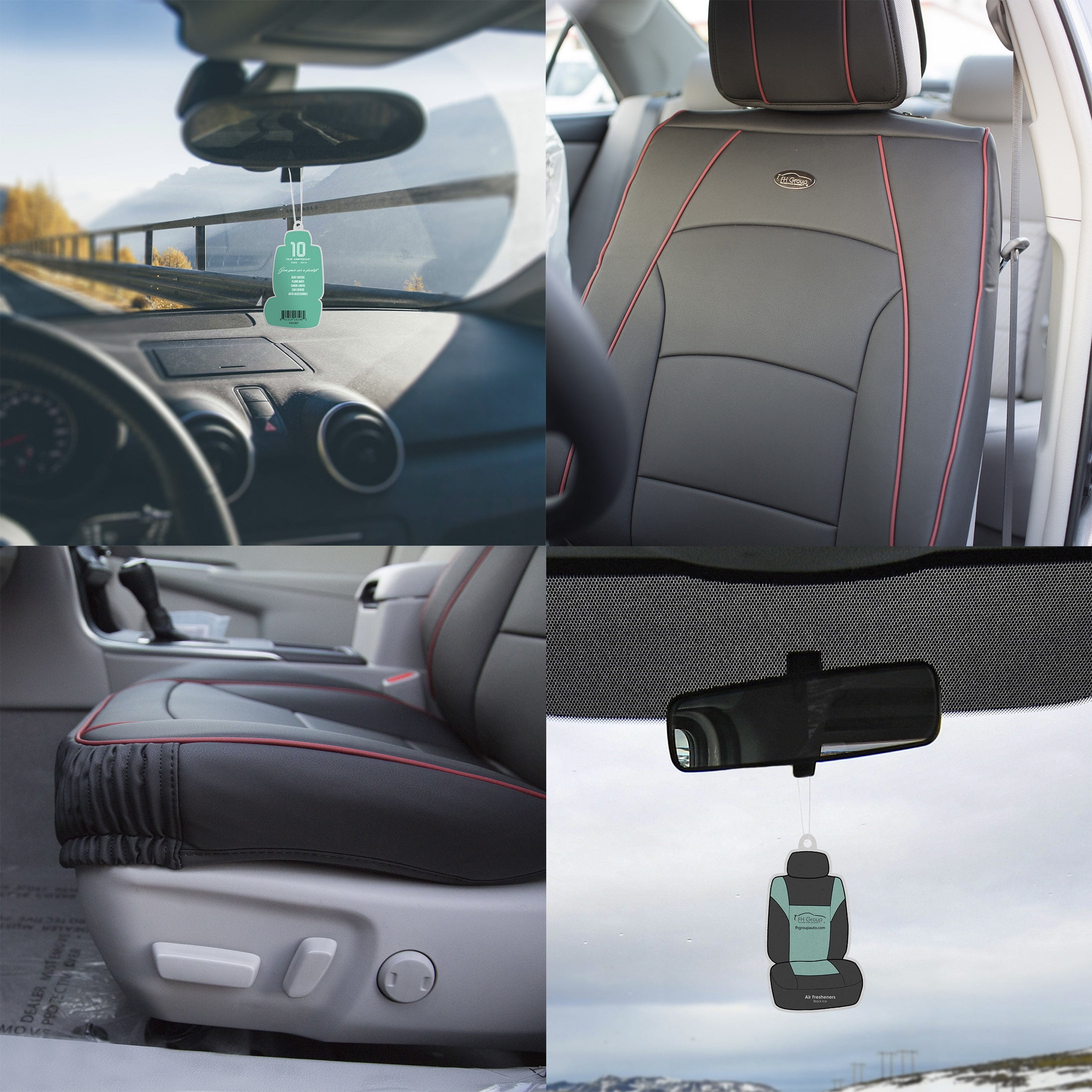 NEW QUALITY RED-BLACK SEAT COVERS
