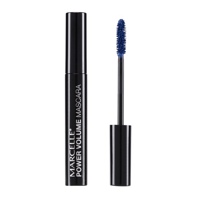 Máscara De Pestañas Marcelle Power Volume, Azul Marino, Hipoalergénica Y Sin Fragancia, 8,5 Ml