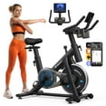 thumbnail image 1 of MERACH Bicicleta Spinning Estática para Casa con App Gratuita, Spinning Bike Silenciosa con Transmisión por Correa, Volante de 35 lb y Asiento Cómodo, Soporta hasta 300 lb, 1 of 9