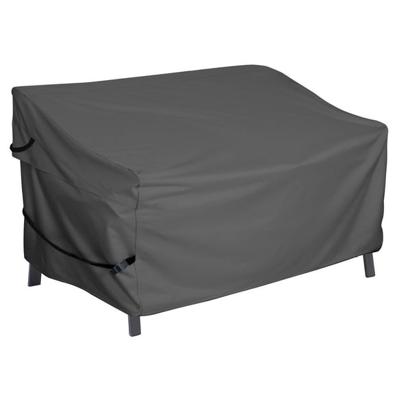 Porch Shield Waterproof Outdoor Bench Sofa Cover â Patio 2 Seater Loveseat Cover 56W x 31D x 33H inch, Black