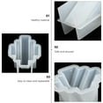 thumbnail image 6 of WHAMVOX  2 Pcs Wax Mountain Candle Mold Peak Molds Making Accessories Child, 6 of 8