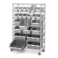 thumbnail image 5 of Seville Classics Commercial Bin Rack w/ Wheels - 22 Bins NEW FREE SHIPPING, 5 of 11