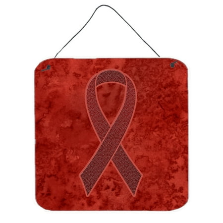 Burgundy Ribbon for Multiple Myeloma Cancer Awareness Wall or Door Hanging Prints AN1214DS66