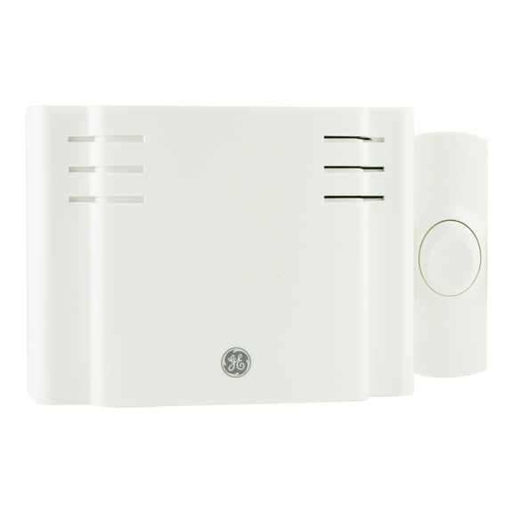 GE Battery-Operated White Doorbell Kit– 19248