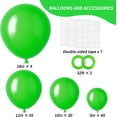 thumbnail image 2 of 129pcs Green Balloons Different Sizes 18 12 10 5 Inch Green Latex Balloon Garland Arch for Masquerade Party Decorations Birthday Baby Shower Wedding Party Supplies, 2 of 14