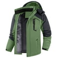 thumbnail image 6 of DHFJKG Windbreaker Jacket Women Fuzzy Lining Secure Pockets Zipper Coat With Detachable Hood Winter Outdoor Hiking Climbing Soft Outerwear, 6 of 7