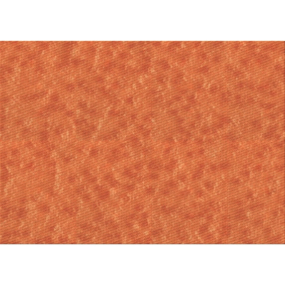 Ahgly Company Indoor Rectangle Patterned Neon Orange Area Rugs, 5' x 7'
