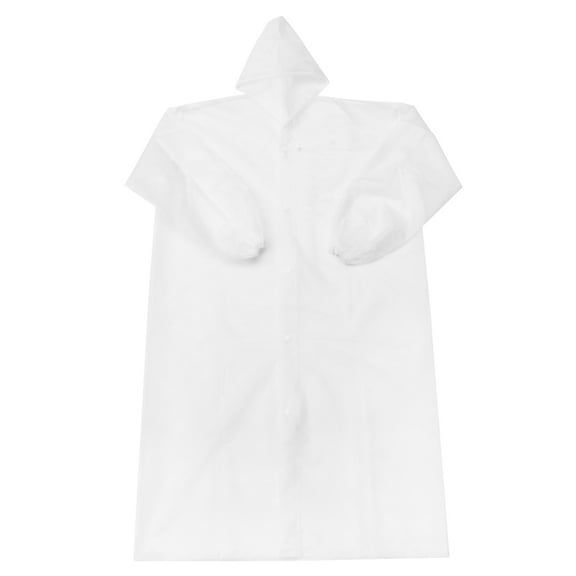 LEORX 1 Set Adult Rain Poncho Waterproof White Tear Resistant For Hiking Outdoors