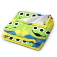 thumbnail image 3 of Alien Throw Blanket Soft Lightweight Cozy Plush Flannel Bed Blanket Fuzzy Fluffy Fleece Blankets for Bedroom Living Room Couch Office 60"X50", 3 of 8