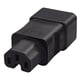 thumbnail image 2 of Enchufe de conversión de energía,IEC320 C20 a C15 Enchufe de conversión de energía CA,Conector de adaptador de corriente 10A 16A 250V Negro,El reemplazo del adaptador de enchufe de, 2 of 8