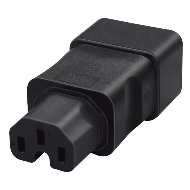 Yinanstore IEC320 C20 to C15 Adaptateur de Conversion de Fiche de Conversion d'Énergie Faible Résistance Haute Performance Bonne Conductivité Reples