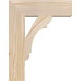 thumbnail image 3 of Ekena Millwork 3 1/2"W x 14"D x 18"H Olympic Block Smooth Bracket, Douglas Fir, 3 of 4