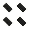 thumbnail image 3 of Worgeous 4pcs Finger Flush Pull Handle Recessed Type Furniture Wardrobe Drawer Pull Handle Flat Black Cabinet Flush Rectangle, 3 of 8