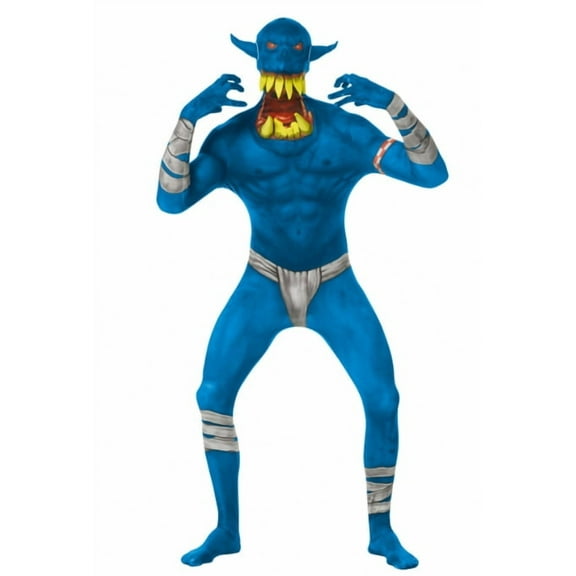 Morph Costumes Blue Orc Jaw Dropper - Child Large