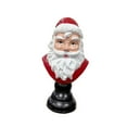 thumbnail image 4 of Estatua de cabeza de Papá Noel, decoración navideña, artículo de colección, estantería 27 cm, 4 of 7