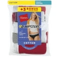 thumbnail image 4 of Hanes Women's Super Value Bonus Cool Comfort Sporty Cotton Hipster Underwear, 6+3 Bonus Pack, 4 of 6