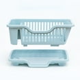 thumbnail image 5 of Dish Storage Rack Multifunctional with Drain Tray Utensil Dish Strainers Organizer Rack Dish Rack and Drainaboard Set for Kitchen, 5 of 5