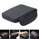 thumbnail image 2 of Cojín universal para reposabrazos de coche de piel sintética, protector de consola central Negro, 2 of 4