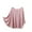 Pink, variant on Olyvenn Stylish Plus Size Sleep Shirts for Women Modal Crew Neck Solid Color Pajamas Tops Soft Ladies Relaxedwear Pleated Casual Blouse Beige 4