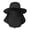 Black, variant on Fishing Hat for Men & Women, Outdoor UV Sun Protection Wide Brim Hat with Face Cover & Neck Flap