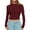 Red, variant on EDFBUYKRS Crewneck Sweatshirts for Women Side Split Long Sleeve Shirts Fashion Fall Womens Tops S