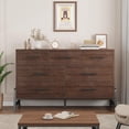 thumbnail image 6 of EastVita 7 Dresser for Bedroom Freestanding 52 in Wide Drawer Dresser with Storage Wooden Closet Storage Chest for Living Room Bedroom Entryway Brown, 6 of 7