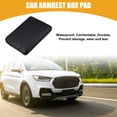 thumbnail image 2 of Unique Bargains 31x21x5cm 12.20"x8.27"x1.97" Universal Car Armrest Box Pad Armrest Booster Pads Faux Leather Black, 2 of 6