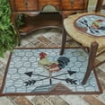 thumbnail image 2 of Park Designs Break Of Day Rooster Hooked Rug 2' x 3', 2 of 5