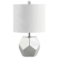 thumbnail image 3 of Safavieh Hanton Solid Pentagon 17.5 in. H Table Lamp, Plated Silver, 3 of 6