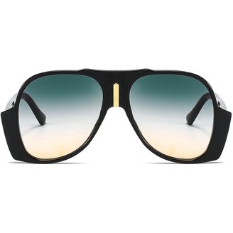 Women Oversized Cute Oval Thick Frame Retro Style Shades Cat Eye Sunglasses Oversized Cat Eye Sunglasses for Women Cute Oval Thick Frame  main image 3