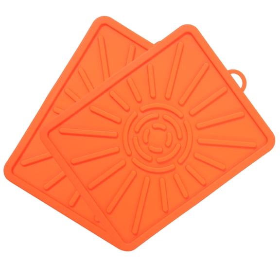 unbranded 2pcs Silicone Baking Mat Heat Insulated Pad Griddle Protective Cover for Grill