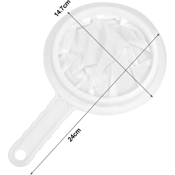 Filtro de colador de nailon para embudo de cocina de 2 piezas con colador de atasco de malla fina (malla 200+400)