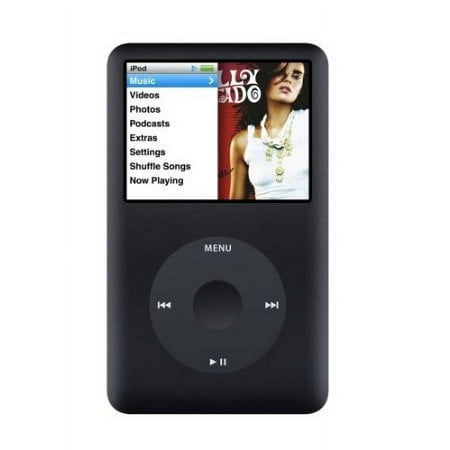 Pre-Owned 6th Gen iPod Classic 80GB Black MP3 Audio/Video Player