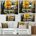 thumbnail image 4 of Designart Cabin In The Woods In Fall Canvas Wall Art, 4 of 5