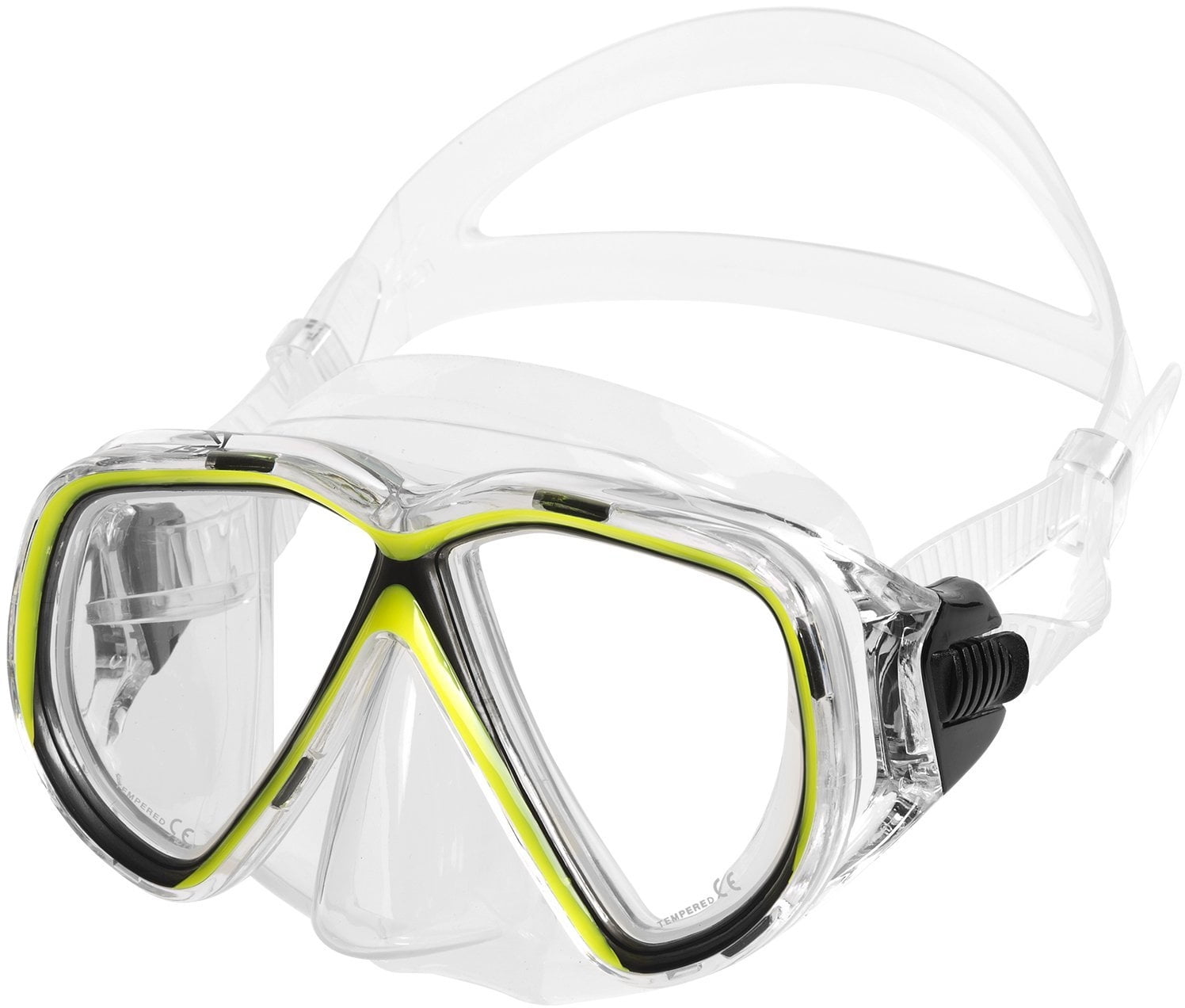 IST M751 Martinique Narrow Dive Mask (Clear / Blue)
