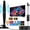 Grey, variant on fatini TV Antenna Indoor, Antenna for Smart TV, HD Digital Antenna with Amplifier Signal Booster for Local Channels, Support 4K 1080p ,320 Miles Long Range Reception-18ft