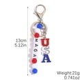 thumbnail image 3 of Acrylic Letter Beaded Keychain Pendant, 3 of 5