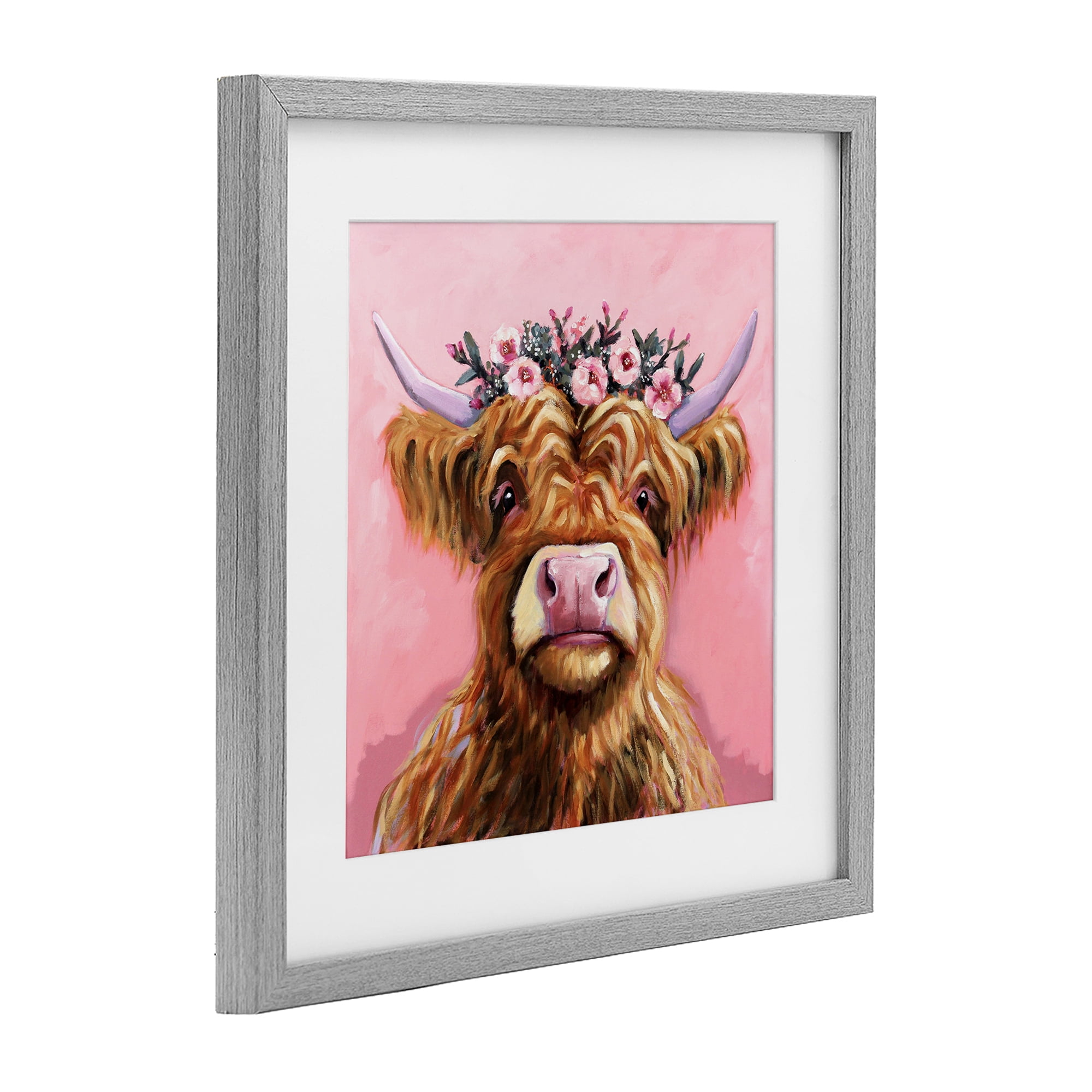 Stupell Industries Grace Of The Glen Gray Framed Print Under Glass, design by Lucia Stewart