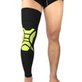thumbnail image 3 of Rodillera de compresión con soporte para mujeres y hombres, vendajes elásticos para rodillas Negro y verde M, 3 of 9