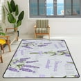 thumbnail image 2 of Crawling Indoor Carpet Play Mat Lavender Flowers for Living Room Bedroom Educational Nursery Floor Mat Area Rug 60x39inch Carpet Runner, 2 of 6