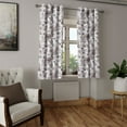 thumbnail image 2 of Ambesonne Grommet Curtain, , 50"x72", Off White Purpleblue, 2 of 5