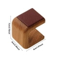 thumbnail image 4 of Watch Display Holder Watch Display Rack Watch Stand Wood | Watch Display Rack With Leather Pad Solid Wood Watch Display Watch Stand For Men Women Handmade For All Models, 4 of 5