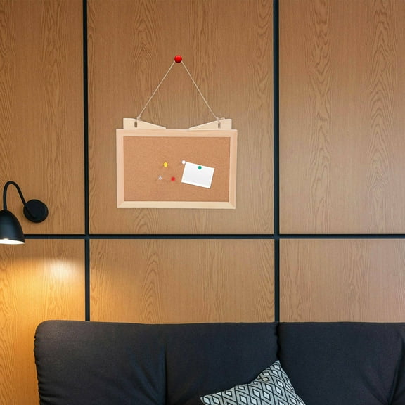 Raindrops WORGEOUS Framed Cork Bulletin Board for Desk Mini Pin Board with Stand for Office Dorm Room and Home Cute Decorative Message Board