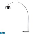 thumbnail image 1 of ElkGroup International D1428-LED Penbrook LED Arc Floor Lamp In Chrome With White Marble Base, 1 of 3