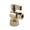 Brass, variant on Kingston Brass KF5330MB 5/8-Inch O.D. Comp x 3/8-Inch O.D. Comp Quarter-Turn Angle Shut-Off Valve in Matte Black